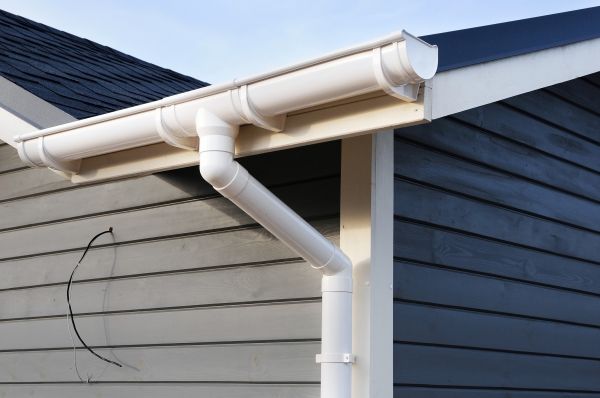 PVC Rain Gutter Installation in Anderson