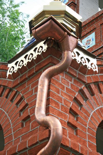 Church Downspout Installation in Anderson